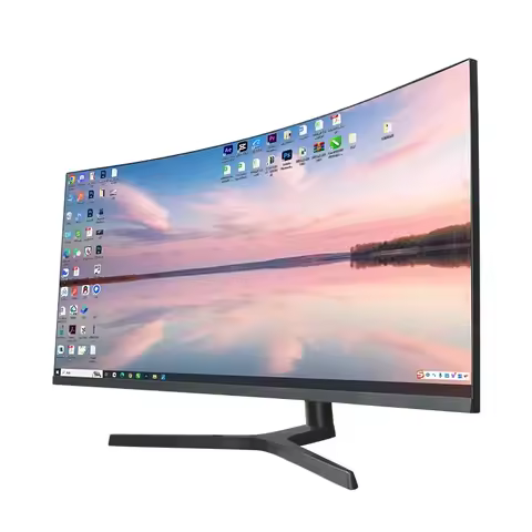 FY 32 Inch Curved 4K UHD Gaming Monitor 1ms Response Time High Resolution LCD Desktop PC Display For