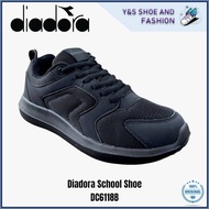 DIADORA ULTRALIGHT BLACK SCHOOL SHOE SPORT SHOE DC6118B | KASUT SEKOLAH HITAM DC6118B