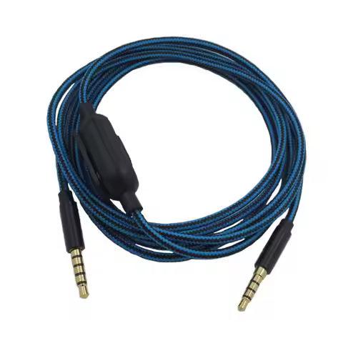 Portable Headphone Cable Audio Cord Line for Lo-gitech Astro A10 A40 A30 Earphones Headset Accessori