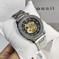 Fully Automatic Skeleton Mens Watch Fossil FS5193 Stainless Steel Non-Tarnish Actual Pic. 100%Waterp