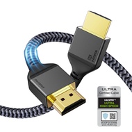 8K HDMI Cables 10FT, [Certified] Ultra High Speed HDMI 2.1 Cable, 8K60Hz 4K120Hz 144Hz, 48Gbps HDCP 