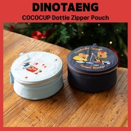 [DINOTAENG] COCOCUP Dottie Pouch Cute Character Round Zipper Pouch 2 Designs