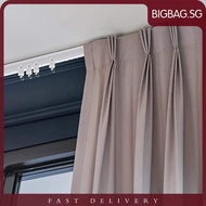 [bigbag.sg] 5M Bendable Curved Curtain Track Flexible Curtain Rail Curtain Mount Home Decor