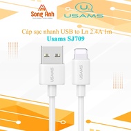 USAMS SJ709 USB to Ln 2.4A Cable 1m, Fast Charging Data Cable, YD Series - songanh60