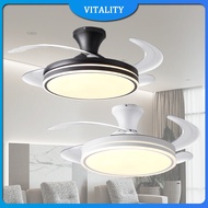 【VITALITY】36"42"48" Ceiling Fan With Light DC Motor Ceiling Fan in Room LED Light For Ceiling Fan ki