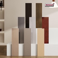 ROWAN1 Skirting Line, Windowsill Living Room Floor Tile Sticker, Home Decor Waterproof Wood Grain Self Adhesive Waist Line
