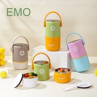 580ml/820ml Creative Double Layer Stainless Steel Thermal Lunch Box Adult Student Soup Food Containe