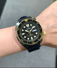Seiko 精工 Prospex SRPD46J1 黑金 鮑魚款 膠帶 自動機械 潛水款 200米防水 100%全新 正品正貨 SRPD46 SRPD