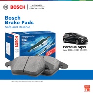 Bosch Front Brake Pads for Perodua Myvi M800 D20N (2018 - 2021) 0986T18092 GDB8977