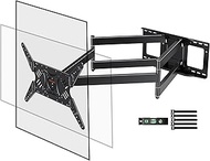 TV Wall Mount with 1060 mm Long Arm for 37-90 Inch TVs, 180° Rotation TV Mount for Wall, Fully Movab