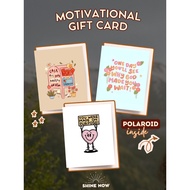 Motivational Bible Verse Encouragement Christian Card – Motivational Gift Idea (Personalized)