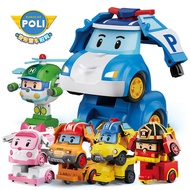 Original Polly Deformed Police Car Robot Toy Fire Truck Ambulance Traffic Rescue Team Children's Toy