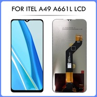 XD 6.6 "จอ LCD แบบดั้งเดิมสำหรับ Itel A49 A661L แอลซีดีแสดงผลต้นฉบับหน้าจอและเซ็นเซอร์หน้าจอสัมผัสดิ