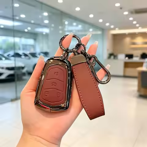 Cadillac Keycase Cover Suitable for Cadillac CT5CT6 CT4 GT4 XT4 XT5 XT6 XTS ATS Keycase Metal Buckle