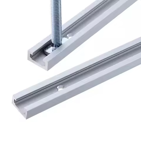 Woodworking Chute Rail 19x9.5mm T-track T-slot Miter Track Jig T Screw Fixture Slot Table Saw Router