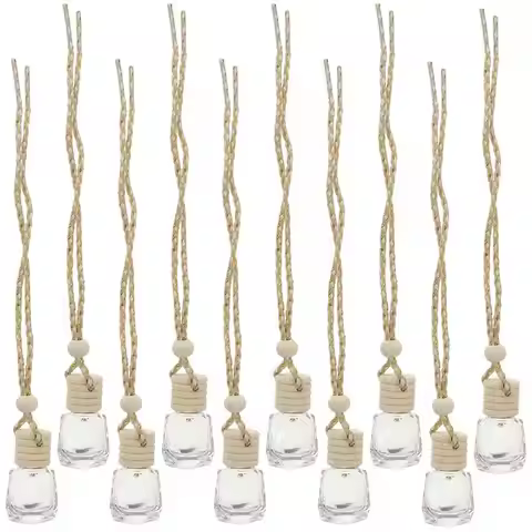 Perfume Bottle Scent Diffuser Hanging Empty Bottle Delicate Car Air Freshener Diffuser Auto Oil Frag