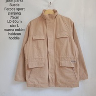 JAKET PARKA SECOND/ JAKET SUEDE