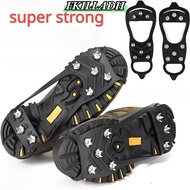 IFKILLA 1 Pair Shoes Crampons, Spike 5/8 Teeth Ice Gripper Spike,  Anti-Slip Universal Spike Grips C