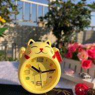 1497 People Collection Children Student Alarm Clock Cartoon Alarm Clock Children Lucky Cat Simple Sm