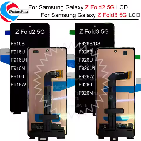 AMOLED For Samsung Galaxy Z Fold3 Z Fold 3 5G LCD F9260 F926B Display Touch Screen For Samsung Z Fol