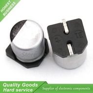 10pcs 35V330UF 10*10mm SMD aluminum electrolytic capacitor 330uf 35v 35V330UF-SMD
