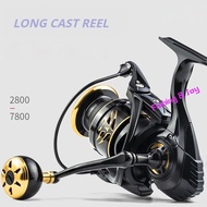 Long cast metal spinning reel Large fishing weight 5.1:1 gear ratio Metal ball grip Reel spinning sa