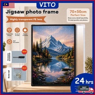 70x50cm Photo Frame 1000pcs Jigsaw Puzzle Frame Wall Frame Art Home Deco PVC Frame