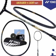 Yonex New Arcsaber 71 Light Badminton Racket + string + bag + complete Grip