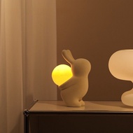 Bunny back lamp bedside ornament home night light girls desktop ornament birthday gift ideas for gir