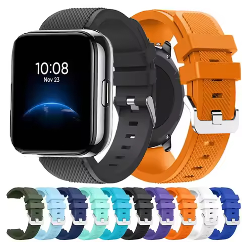 Sport Silicone Band For Realme Watch 2 2Pro Strap Watchband For Realme Watch S S Pro/Realme Watch S2