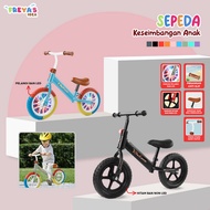 FR-M341 Mainan Anak Sepeda Balance Bike Tanpa Pedal Anak Roda 2 / Sepeda Keseimbangan Push Bike Anak Perempuan Laki Laki Ride On Toys