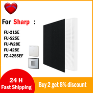 สำหรับ FU-21SE คม FU-S25E FU-W28E FU-425E FZ-425SEF KJF150SA /W เครื่องกรองอากาศรองรับ HEPA KJF150SA