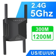 5G Wifi Repeater Wifi Amplifier Signal Wifi Extender Network Wi Fi Booster 1300Mbps 5 Ghz Long Range Wireless Wi-Fi Repeater