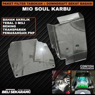 AIR FILTER TABOKAN PACKAGE PLUS 3 MILI TRANSPARENT CARBON MIO SOUL ACRYLIC DOWNDRAFT LUGGAGE PARTITI