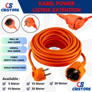 Electrical Extension Cable Roll 5M 10M 15M 20M 30M Orange / Extension Cord Cable 30 Meters 20 Meters