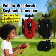 Bidirectional Beyblade Launcher - Pull Spin Top Toys Accelerate Malaysia Left/Right