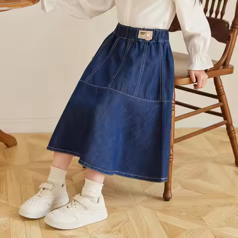 2026 Tween Jean Skirts For Teens Kids School Girls Skirts Size 14-16 4 5 6 7 8 9 10 11 12 13 15 Year