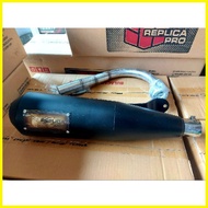 ◬ ☽ ◩ Mio Sporty Replica Pro " Decibel Killer" Power Pipe 160-180cc Black straight elbow (Big Elbow