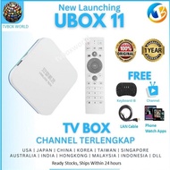 💥Preinstall 10000 IPTV Channels Movies💥 UNBLOCKTECH UBOX 11 Android 12.0 Tvbox 4+64G 6K 5GWIFI Bluetooth Voice Control