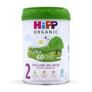 喜寶 - Hipp 2【單罐】 英國版 第 2 階段 有機幼兒配方奶粉 (2號) 800g (6-12個月) (平行進口貨) (最佳食用日期:2027年2月5日)