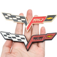 Suitable for Chevrolet Cruz Mairuibao Modified Metal Car Sticker F1 Car Logo Corvette Car Logo Stick