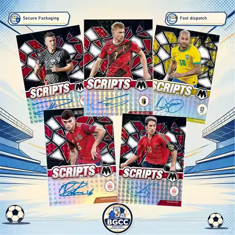 DIY Homemade Football collection card FIFA World Cup Neymar Messi Mbappe Pedri Silver Panini Mosaic 