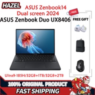 ASUS Zenbook Duo ASUS Zenbook 14  Dual screen Ultra9-185H 2.8K 120Hz OLED Dual touch screen ASUS Laptop ASUS Warranty