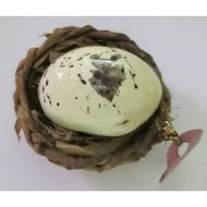 Eggs In A Woven Basket Cute To Show Off Size 6x6.3x3.5 Cm.beautiful And Neat