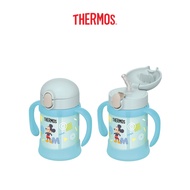 Thermos Insulated Thermal Sippy Cup Straw Bottle with Handle 250ml 9months+