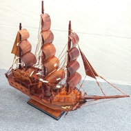 Mô hình tàu chở hàng 3 cánh buồm - gỗ cẩm 40cm