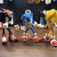 Hedgehog Sonic Plush Restore Hairstyle Special Supersonic Model Doll Joint Movable Can Pendulum Styl