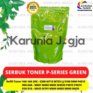 P-Series Green Toner Powder 55A 16A 29X 93A 51A 14A 81A Pro500 M525 M521 P3015 P3005 M3035 Laserjet 