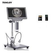 [🌷Local delivery🌷]TOMLOV 7 Digital Microscope 1200XLCD Digital Microscope for Entire Coin View Coin 