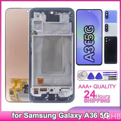 Tested LCD for Samsung Galaxy A36 5G Display Touch Screen Digitizer Assembly Replacement for Samsung